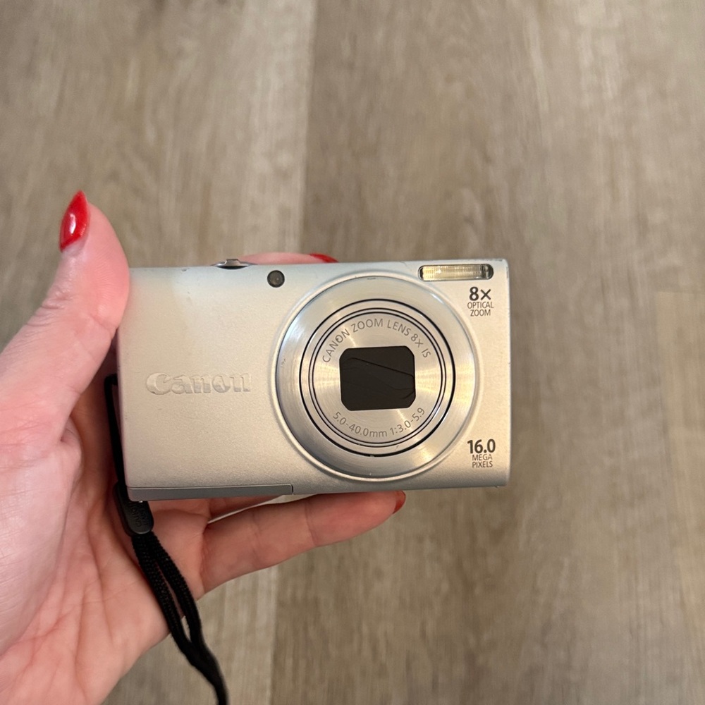 Canon Silver Compact Digital Camera